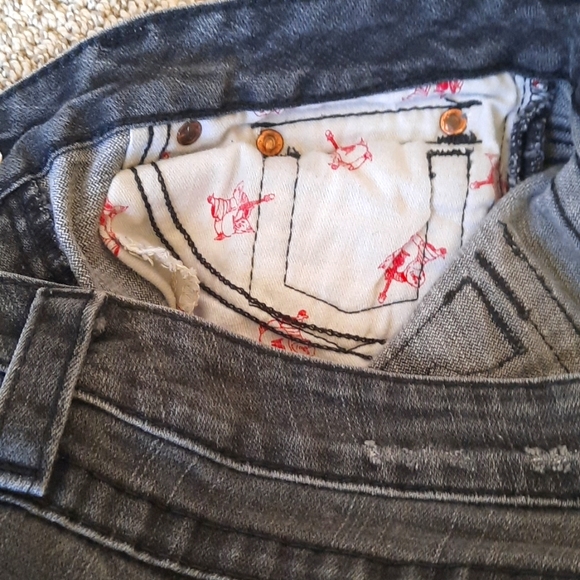 True Religion Distressed Skinny Jeans - Picture 7 of 10